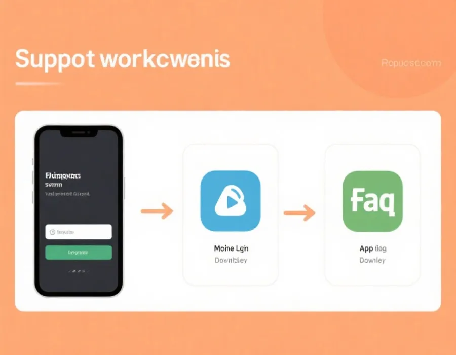 帮助中心流程示意图