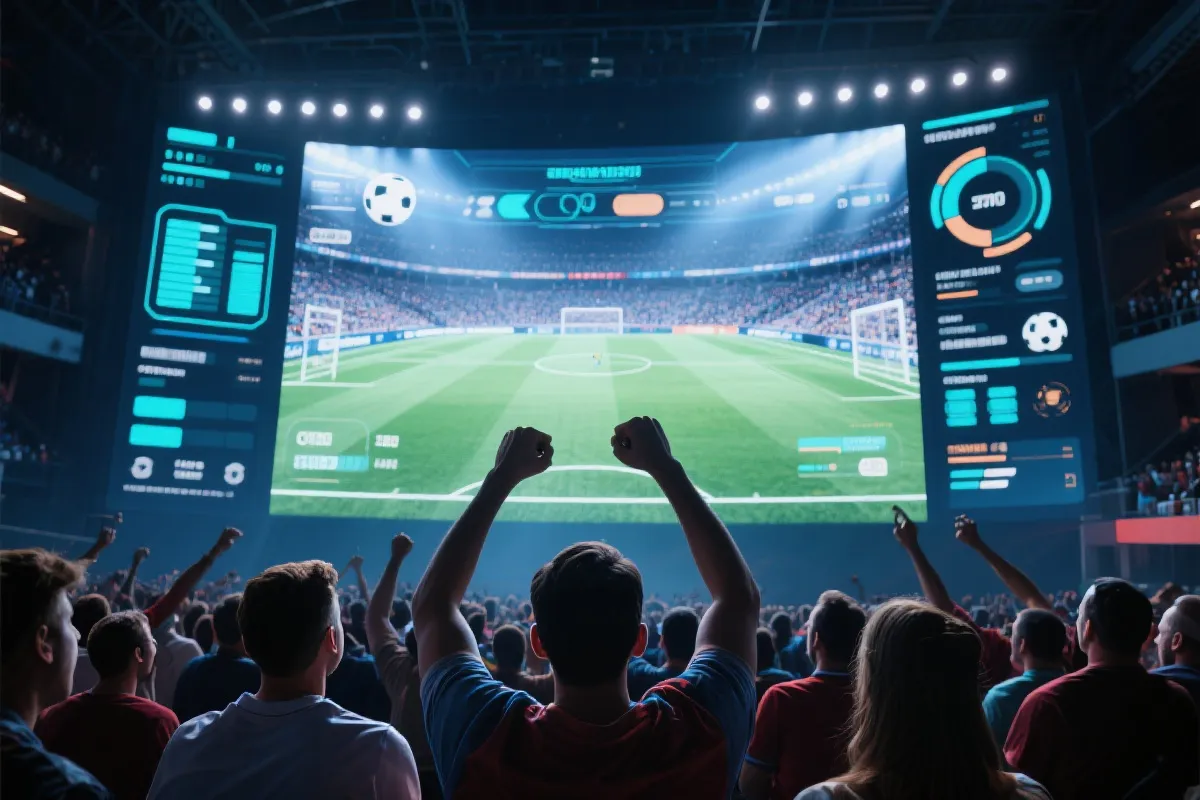 赛事观看场景示意图